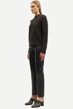 SAANOUR POINTELLE SWEATER 7355
